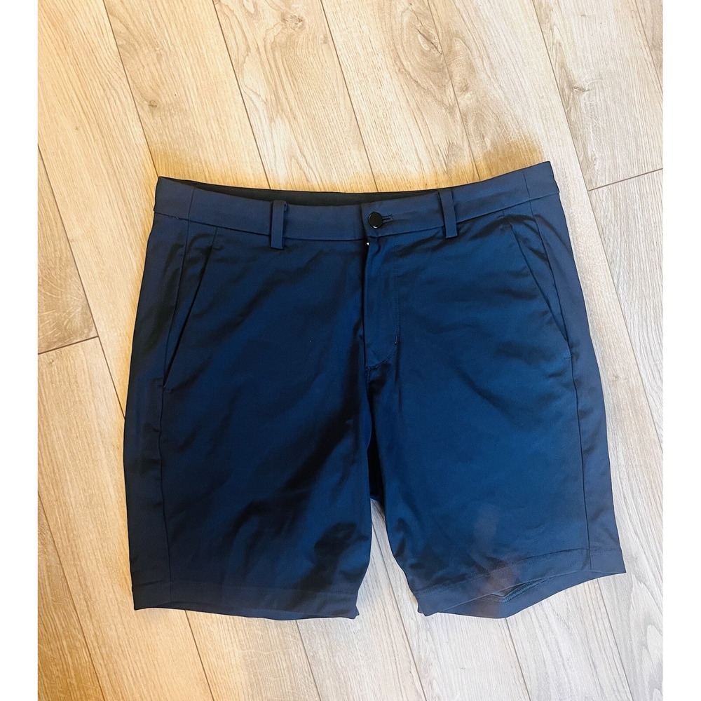 Lululemon Men's Shorts Blue Stretch Shorts Size 36